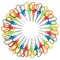 Juvale 24 Pack Blunt Tip Scissors for Kids Ages 3-14 - Classroom Bulk Pack for Crafts, Student DIY Art Projects, School Supplies - Multicolor (5 Inch)